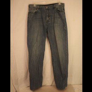 Men’s 38x34 hemmed to 38x33 jeans by NAUTICA worn